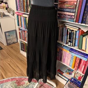 Chic Black Maxi Skirt